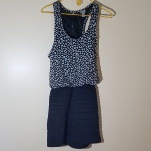 Black mini dress